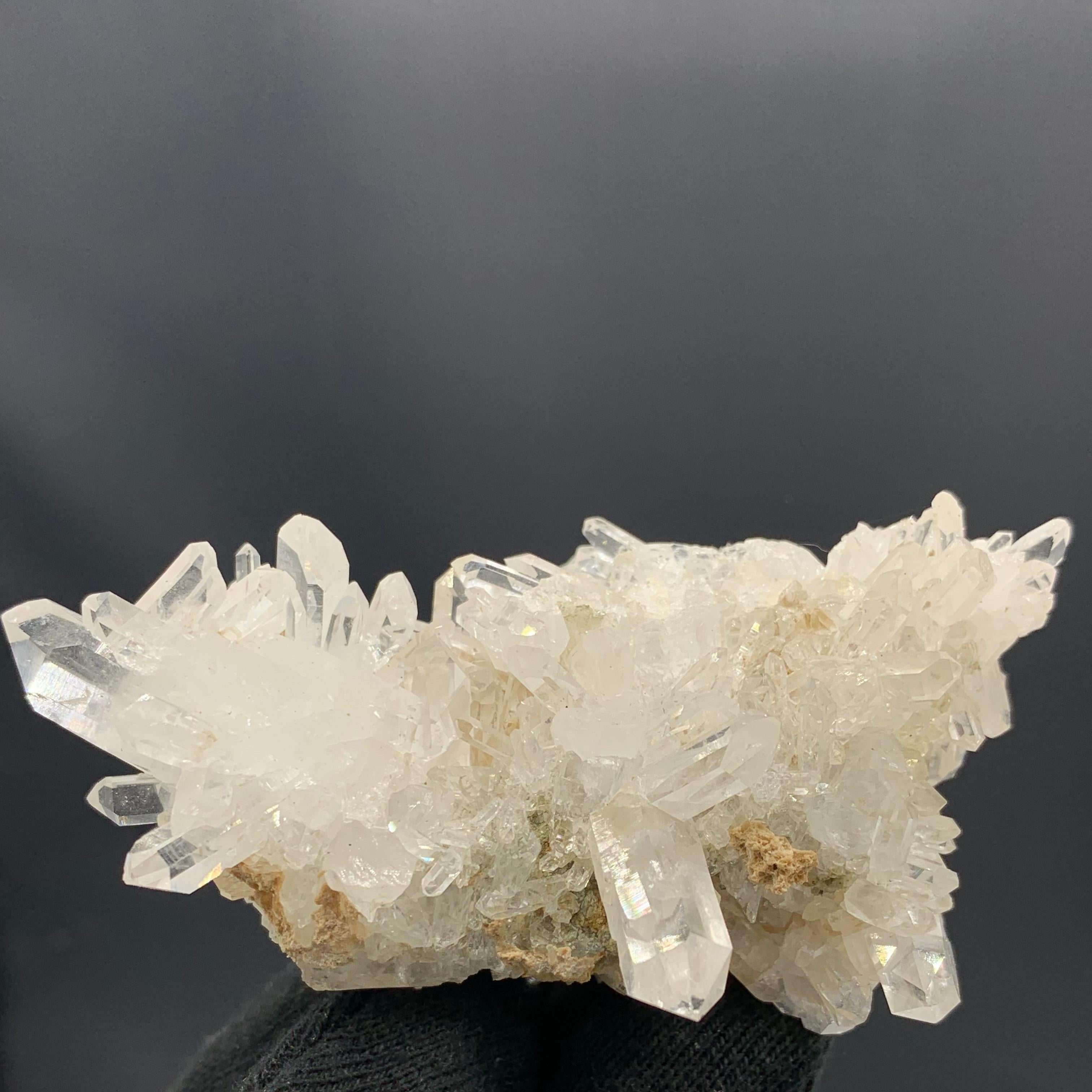 97.55 Gram Fadan Quartz Crystal Cluster From Balochistan, Pakistan 

Weight: 97.55 Gram 
Dimension: 5.1 x 8.5 x 3.9 Cm 
Origin: Balochistan, Pakistan 

What is special about quartz?

The answer is quite simple durability and abundance. Quartz is the