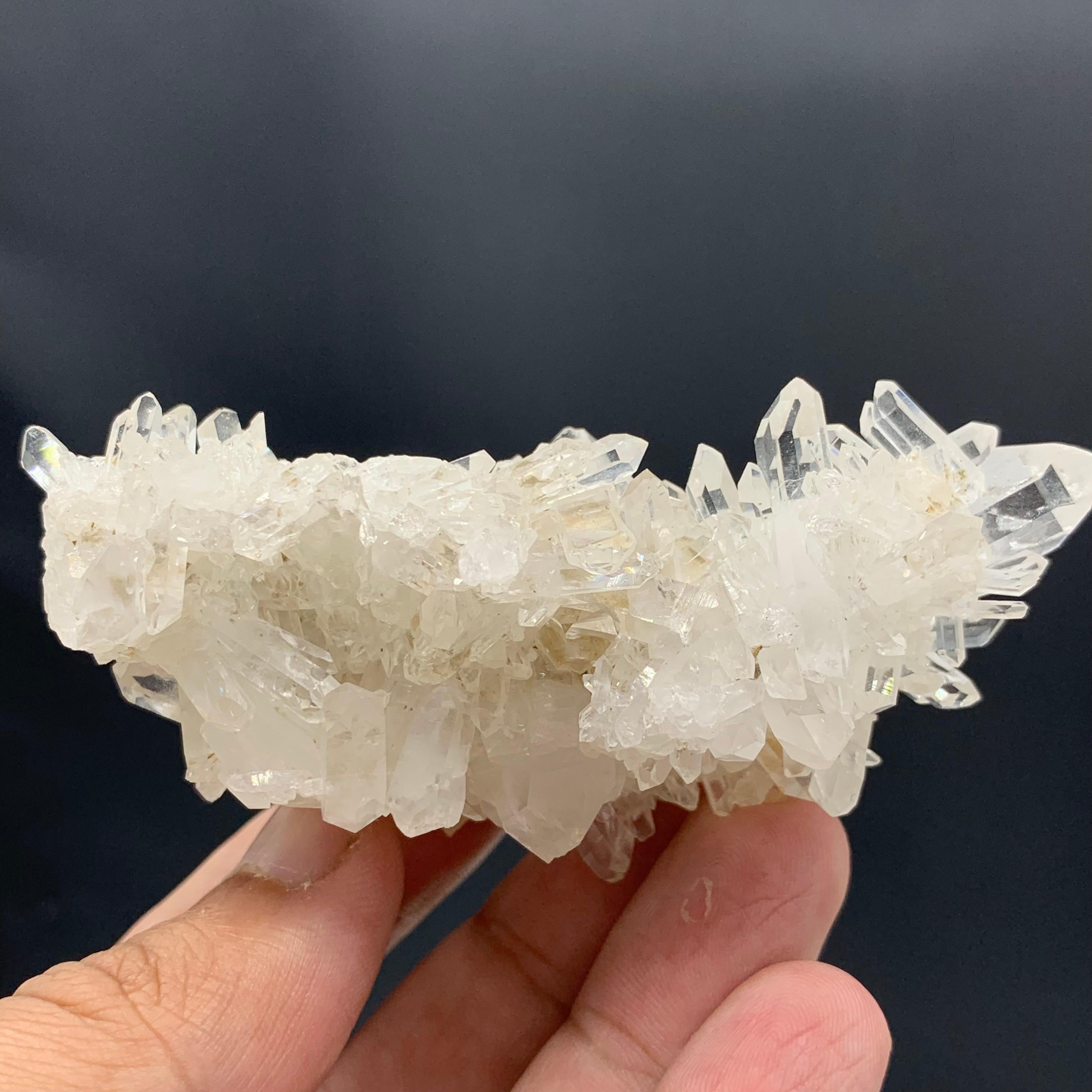Rock Crystal 97.55 Gram Fadan Quartz Crystal Cluster From Balochistan, Pakistan  For Sale