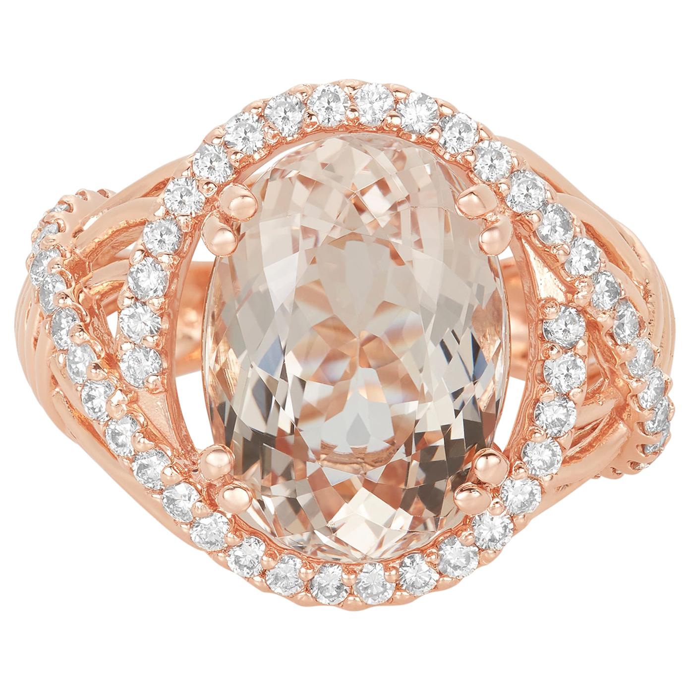 9Ct Gold Created Emerald & 0.176Ct Diamond Ring main image 1