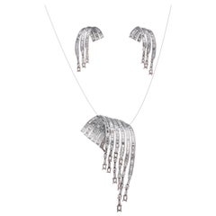 9.76cts Diamond gold Pendent Set