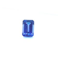 9.77 Ct Natural Tanzanite, Emerald Cut, AAA Color Top Quality, Loose Gemstone