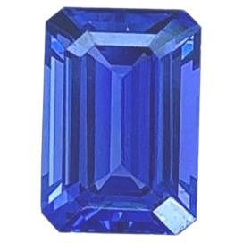 9.77 Ct Natural Tanzanite, Emerald Cut, AAA Color Top Quality, Loose Gemstone For Sale