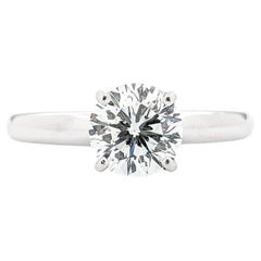 .97ct Diamond Engagement Solitaire Ring In White Gold