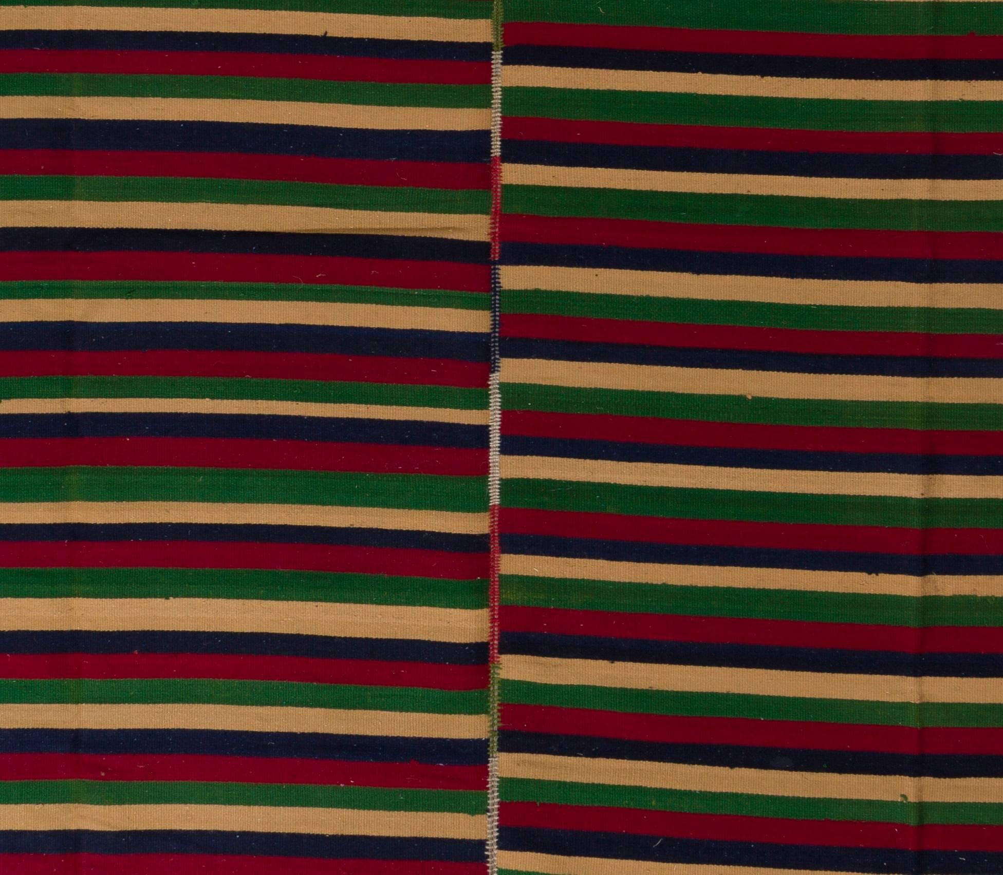 These authentic flat-weaves (Kilims) from Eastern Turkey were handwoven by Nomads to be used as floor coverings in their tents and winter homes. They were made to use for everyday life rather than re-sale and export purposes and today they are very