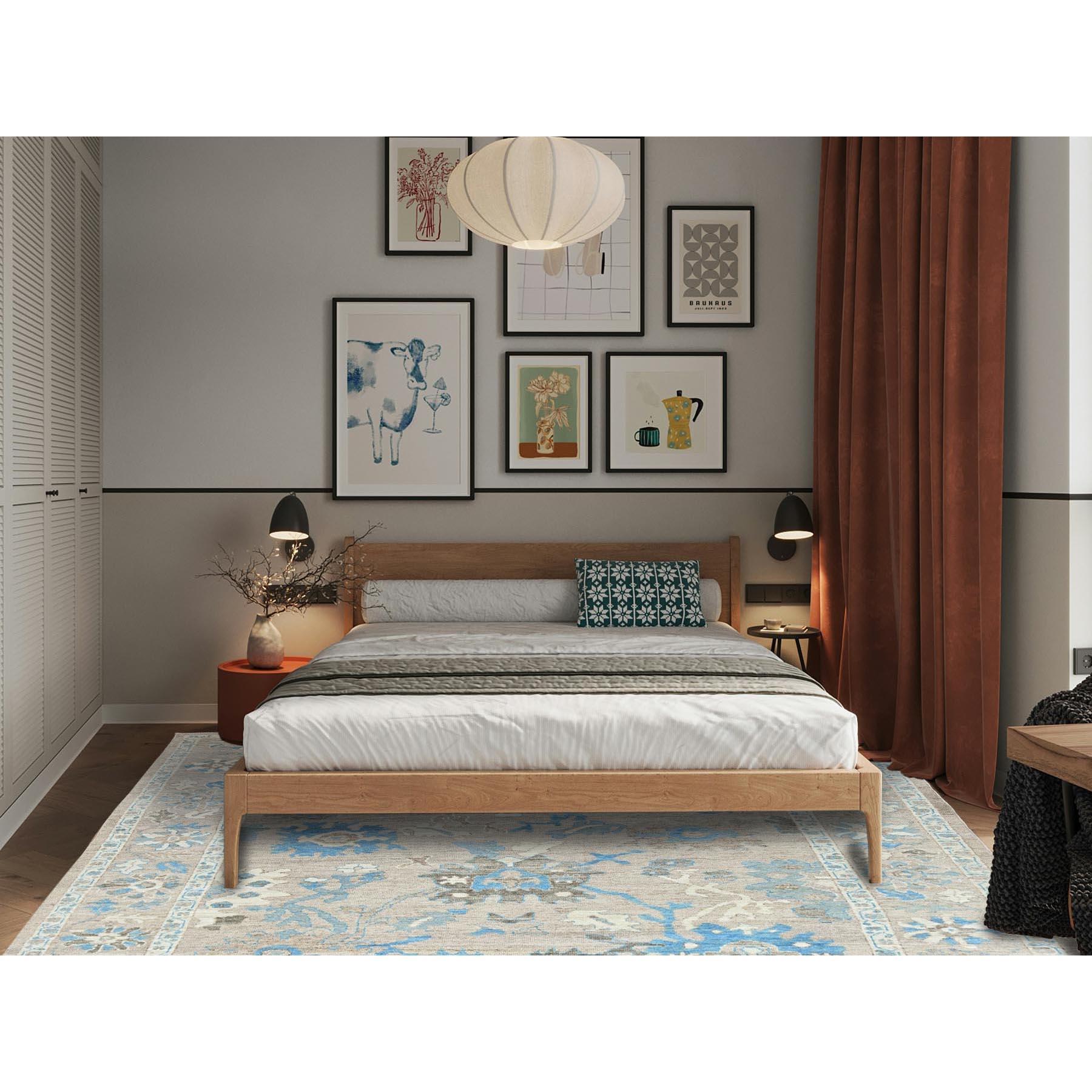 Dark Vanilla Brown, Afghan Oushak with Leaf Design, Supple Collection, Soft and Lush Pile, Densely Woven, Pure Wool, Hand Knotted, Oriental Rug
Matières premières : Laine
Latex : Pas de poils 
hauteur : 0,25 pouces
Style : Transitionnel
Couleur