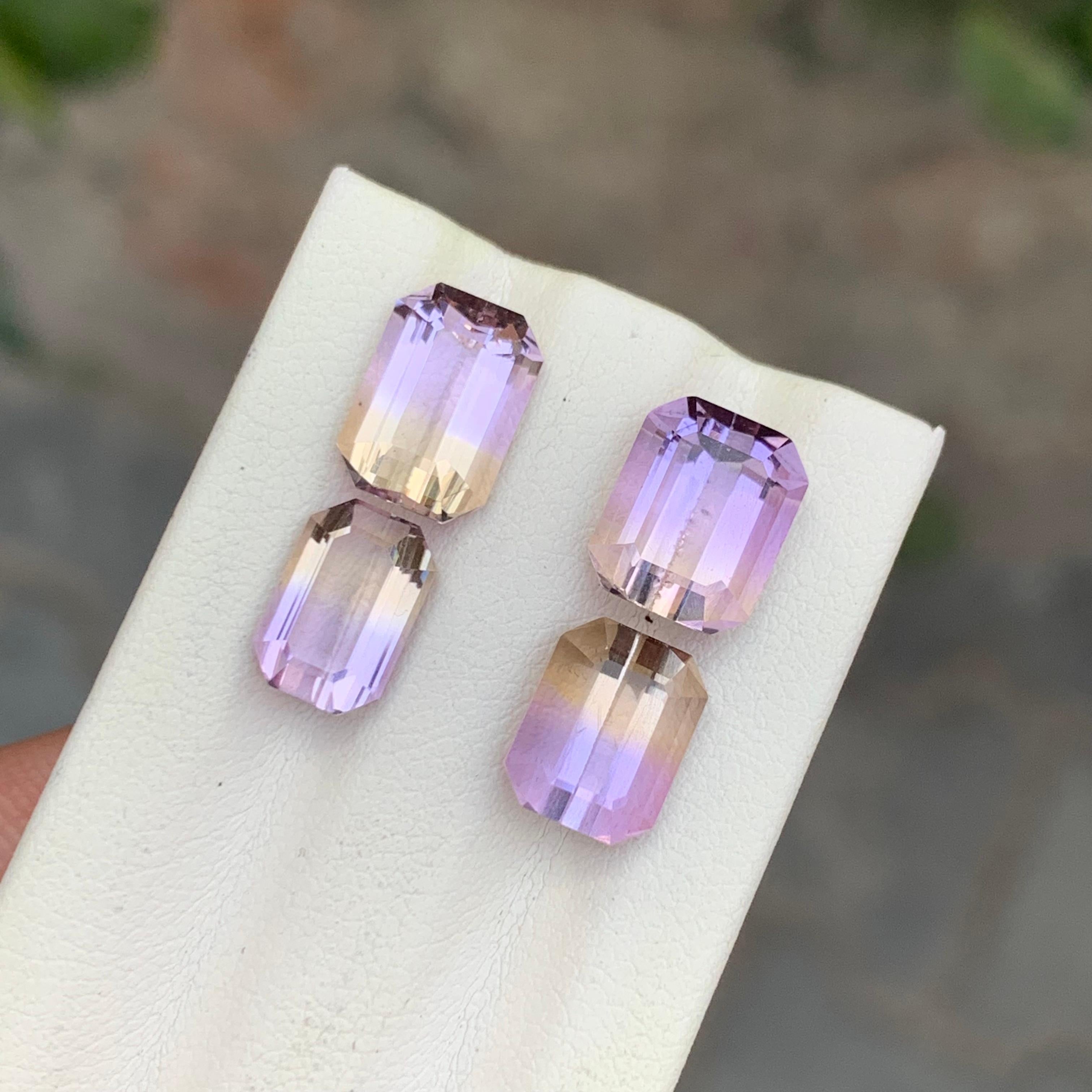 Mixed Cut 9.80 Carat Natural Loose Ametrine Lot For Jewellery Making For Sale