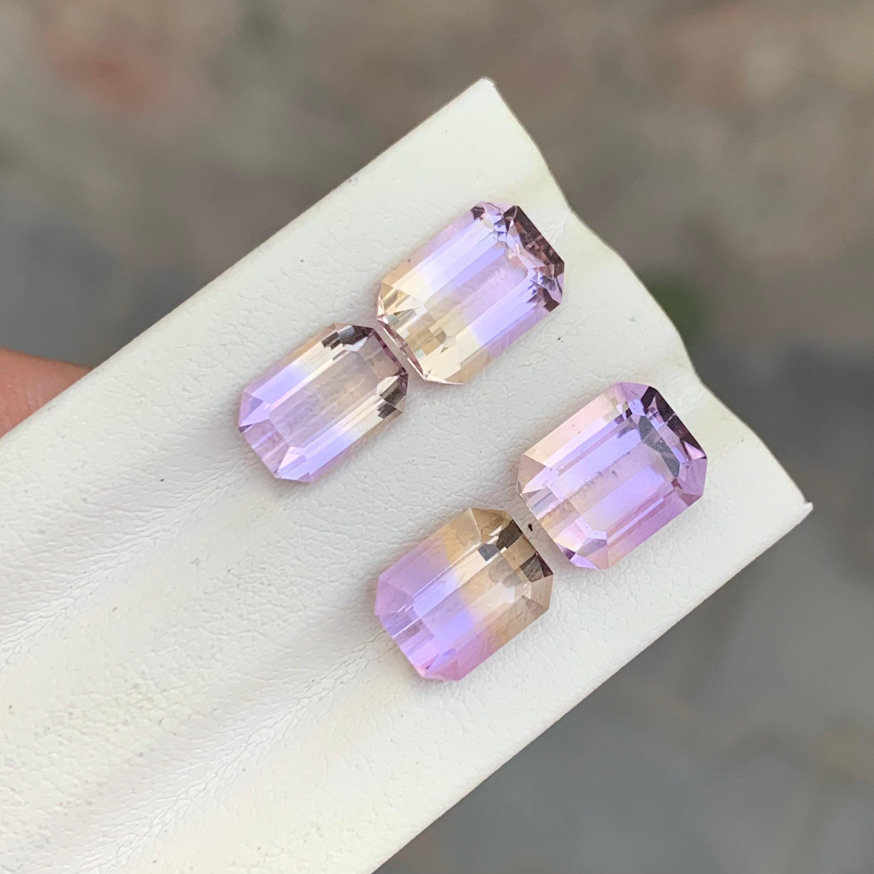 Women's or Men's 9.80 Carat Natural Loose Ametrine Lot For Jewellery Making For Sale