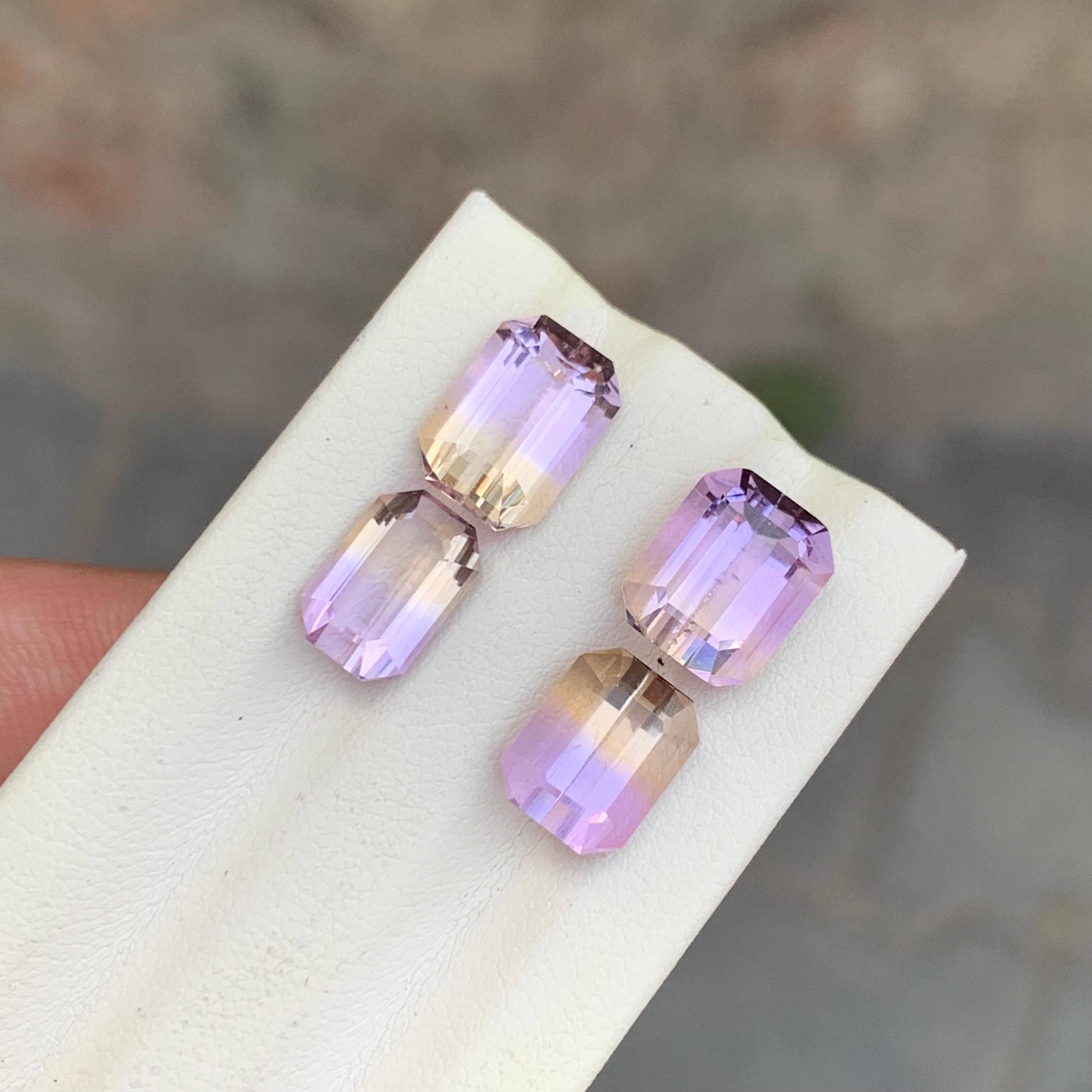 9.80 Carat Natural Loose Ametrine Lot For Jewellery Making For Sale 1