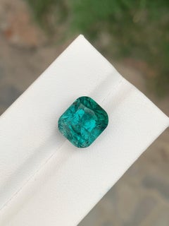 9.80 Carat Natural Loose Blue Green Tourmaline Cushion Cut Gemstone