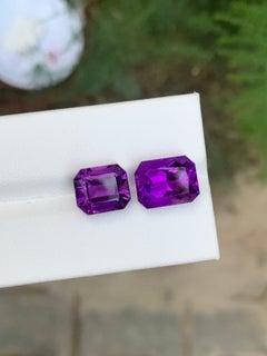 9.80 Carat Natural Loose Dual Amethyst For Jewellery Making