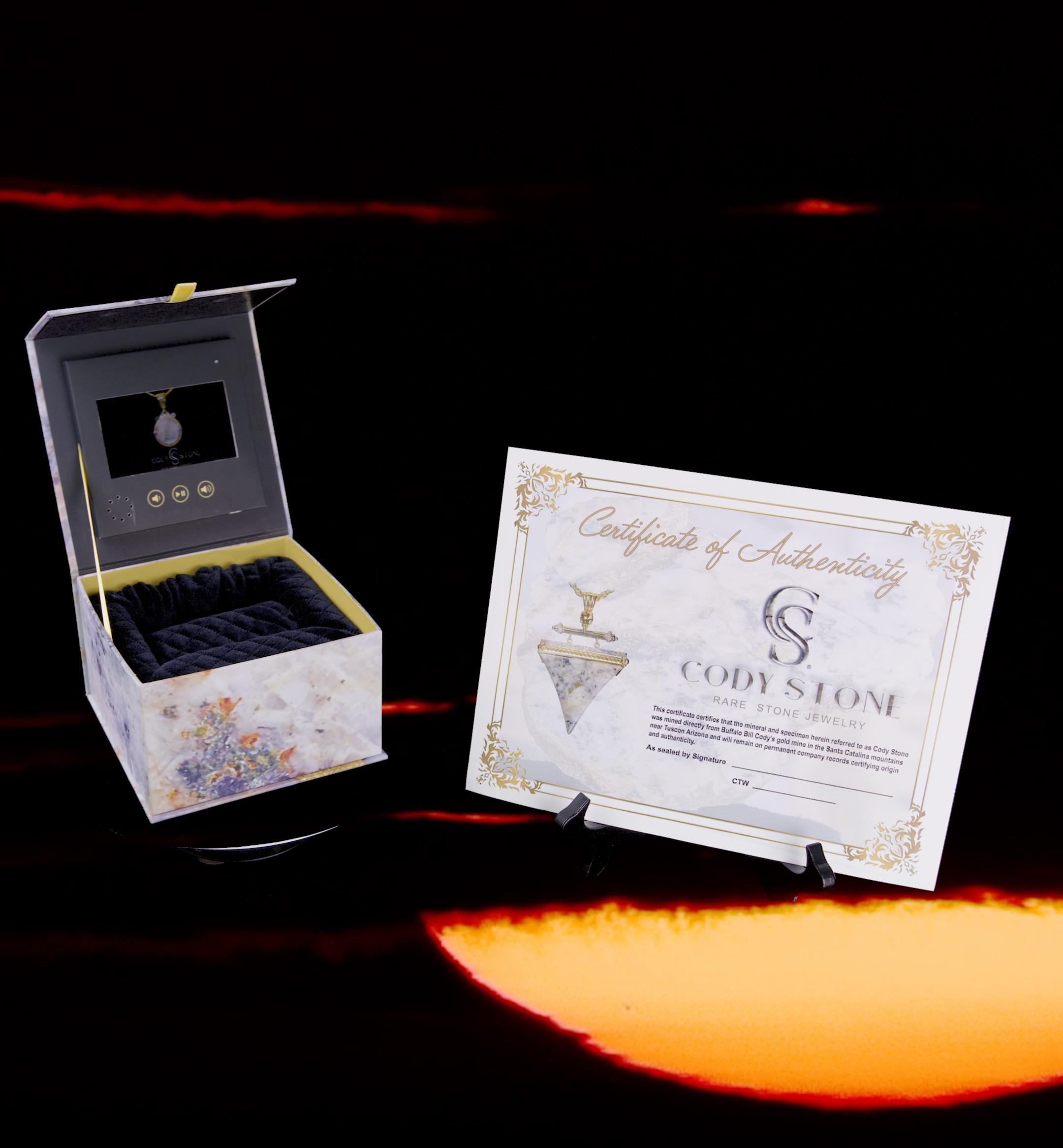 9.80CT Cody Stone High Jewelry 14k White Gold Natural Diamond Earrings In New Condition For Sale In Appleton, WI