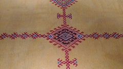 981 - Alfombra bereber tribal marroquí vintage
