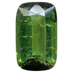 9.82 Carat Top Quality Green Tourmaline Cushion Cutstone For Jewelry Natural Gem