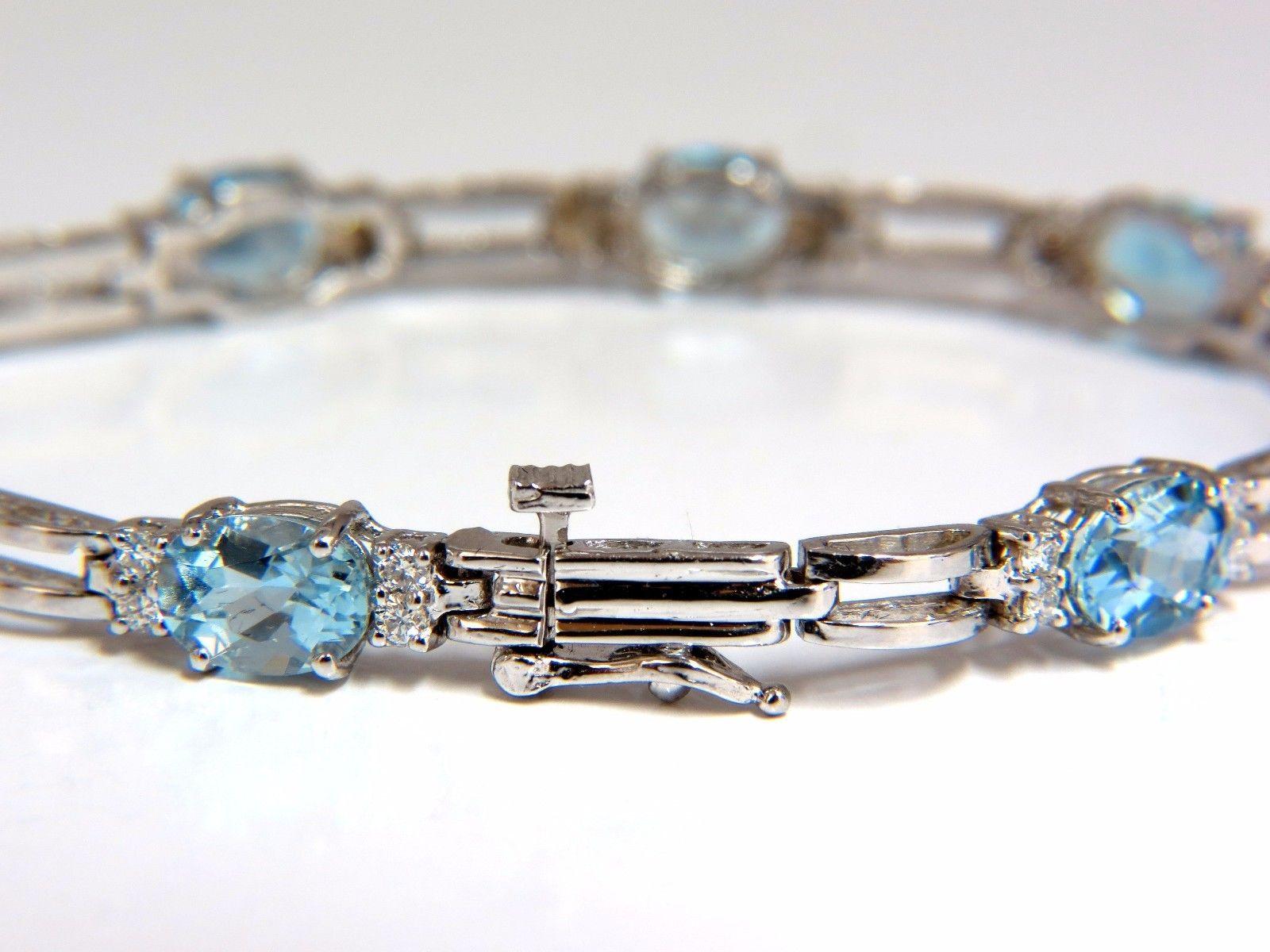 vintage aquamarine bracelet