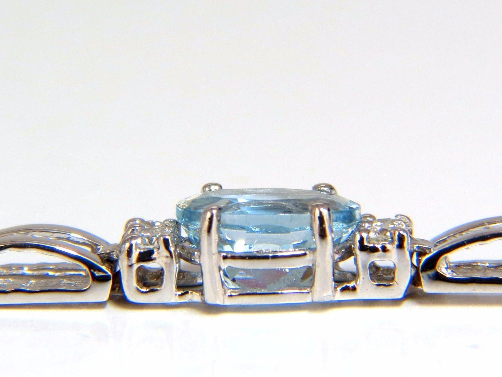 natural aquamarine bracelet