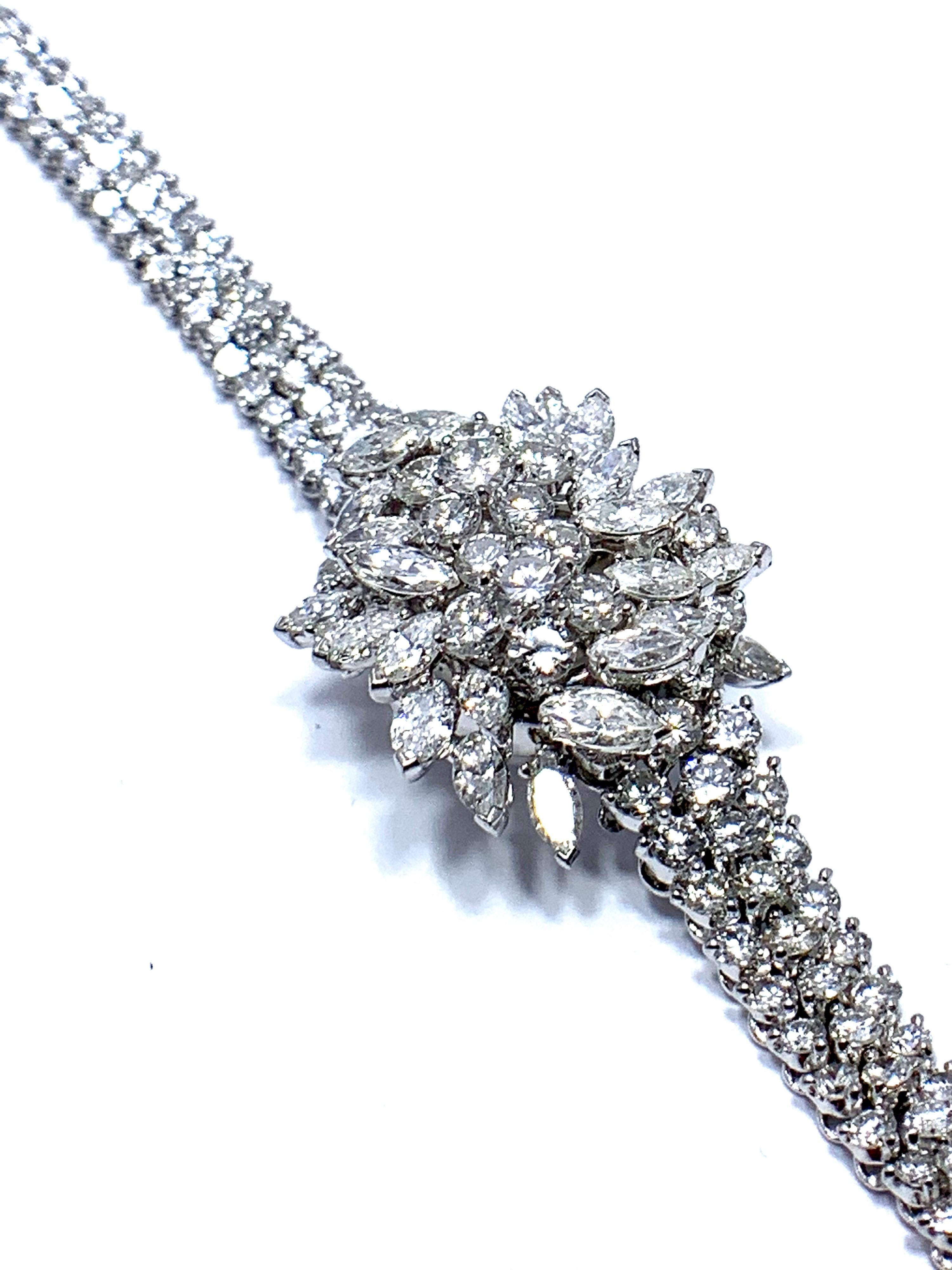 Montre Universal Geneve en platine incrustée de diamants de 9,85 carats 2