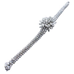 Montre Universal Geneve en platine incrustée de diamants de 9,85 carats