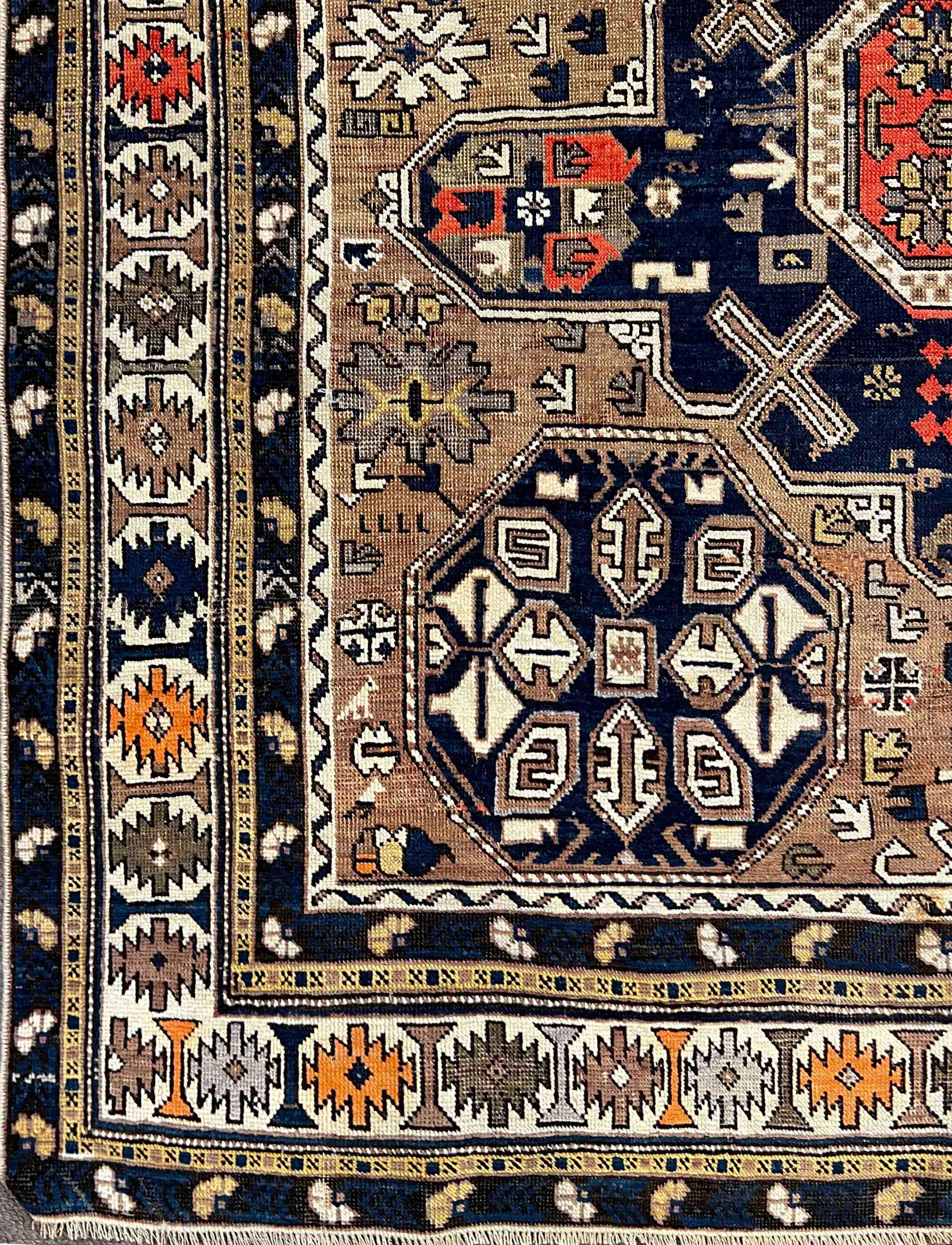 987 - Schöner kaukasischer Conagand-Teppich im Vintage-Stil im Angebot 8