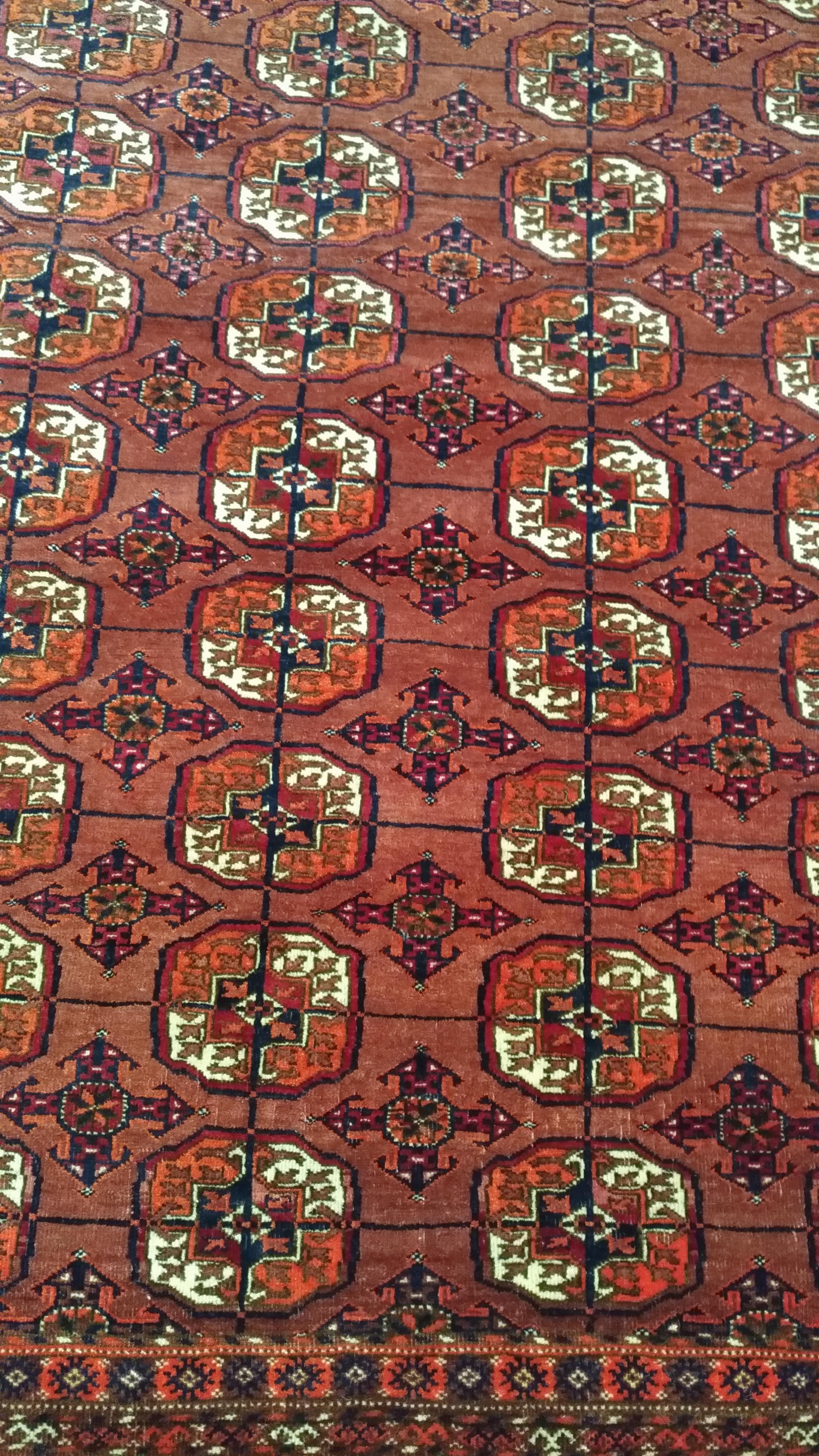 Wool 989 -19th Century Boukara Carpet For Sale