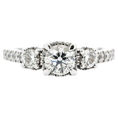 .98ctw Diamond Engagement Ring In White Gold