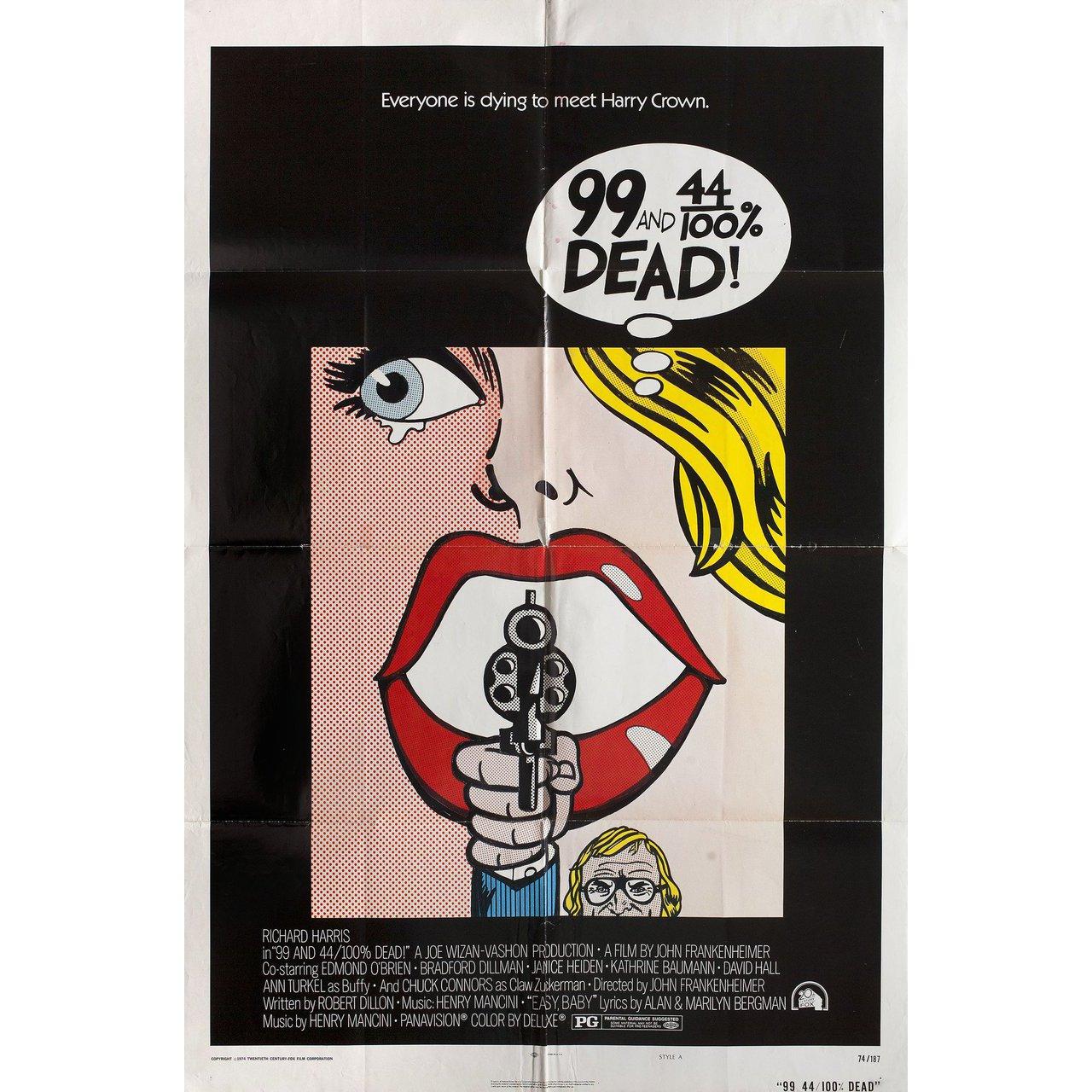 Original 1974 U.S. one sheet poster by Bill Gold for. Very good condition, folded. Many original posters were issued folded or were subsequently folded. Please note: the size is stated in inches and the actual size can vary by an inch or more.
  