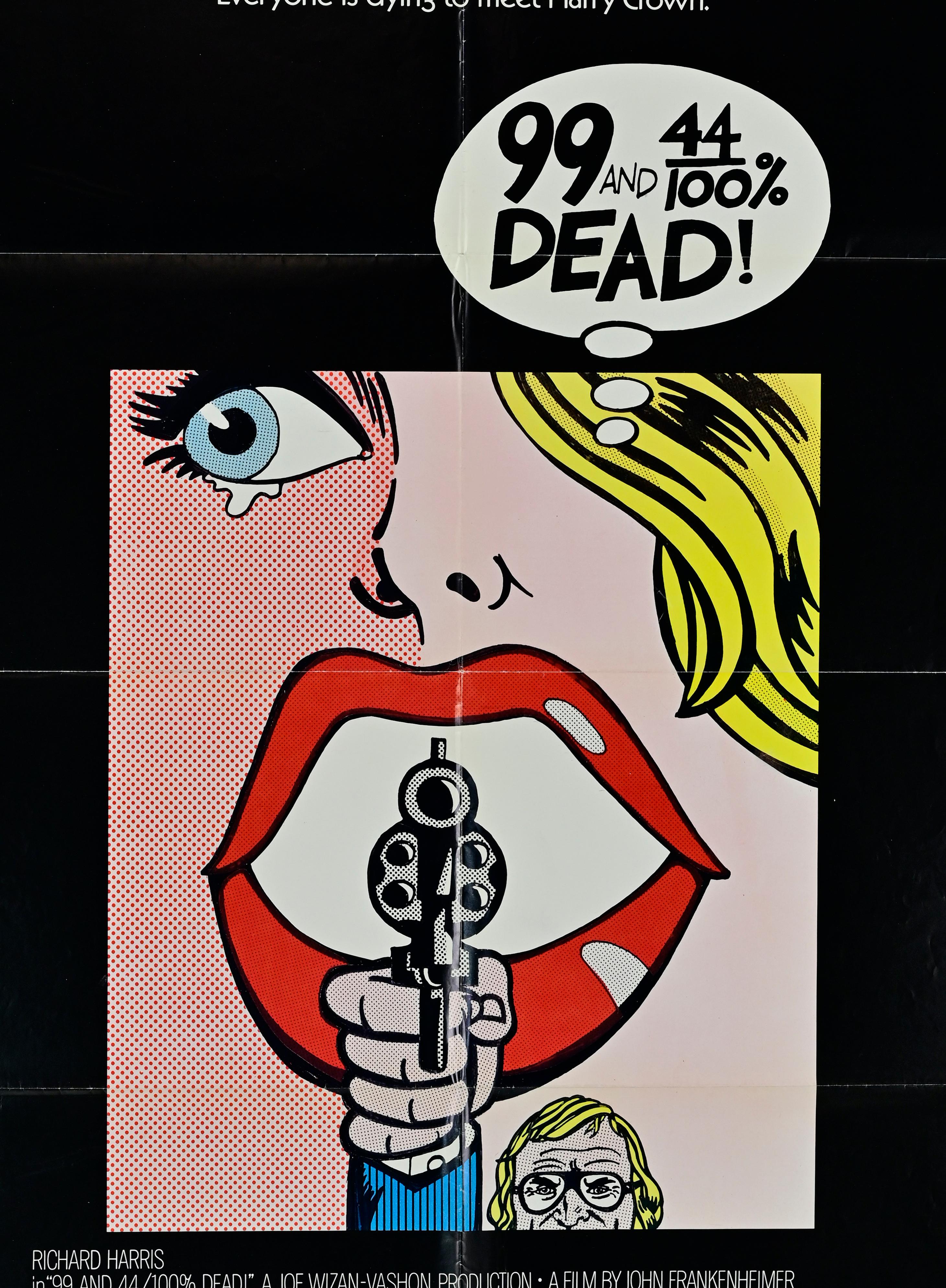 Vintage Poster

U.S. One-Sheet (27 × 41 in.), 20th Century Fox.
Directed by John Frankenheimer, starring Richard Harris, Edmond O’Brien, Chuck Connors. Bold pop-art style inspired by Roy Lichtenstein, depicting a woman pointing a revolver at the
