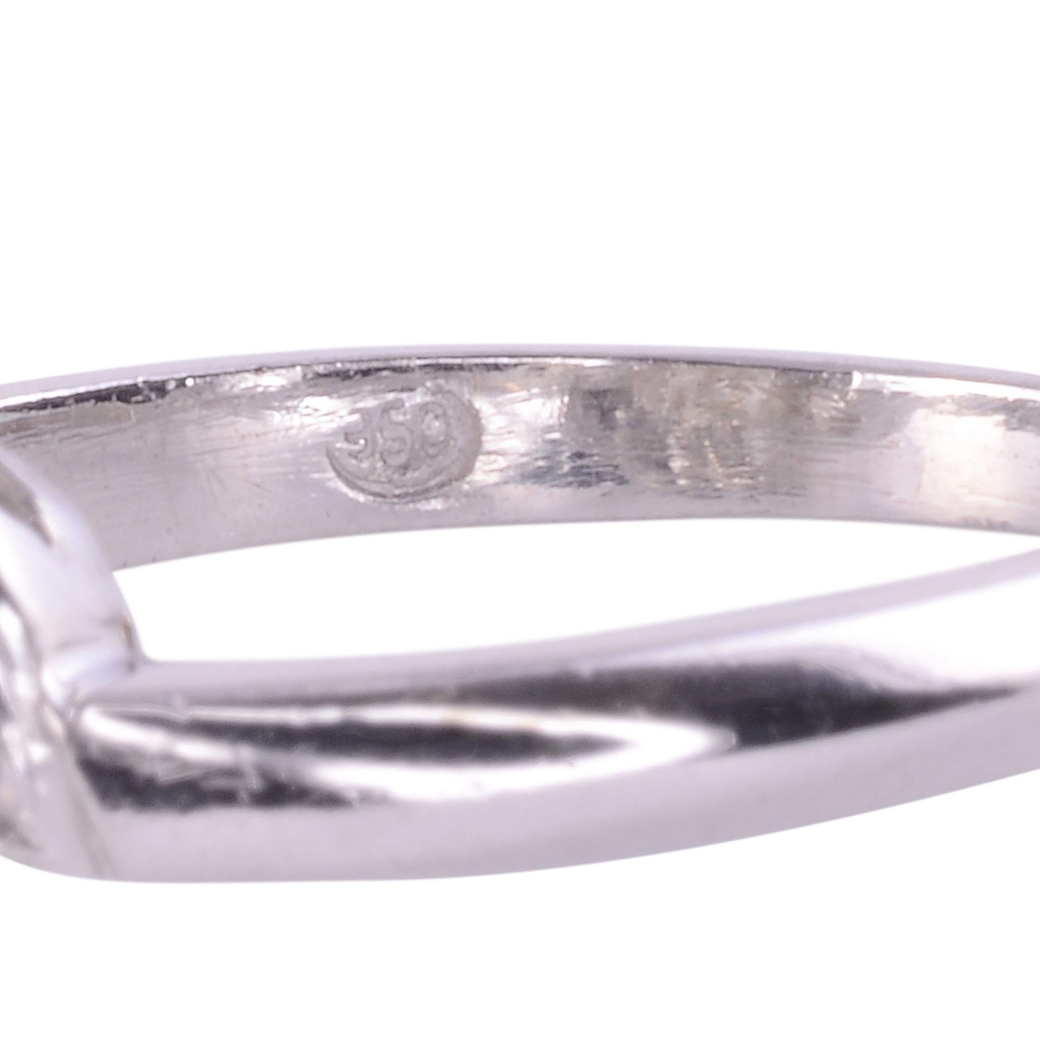 Women's .99 Carat Center Diamond Ring For Sale