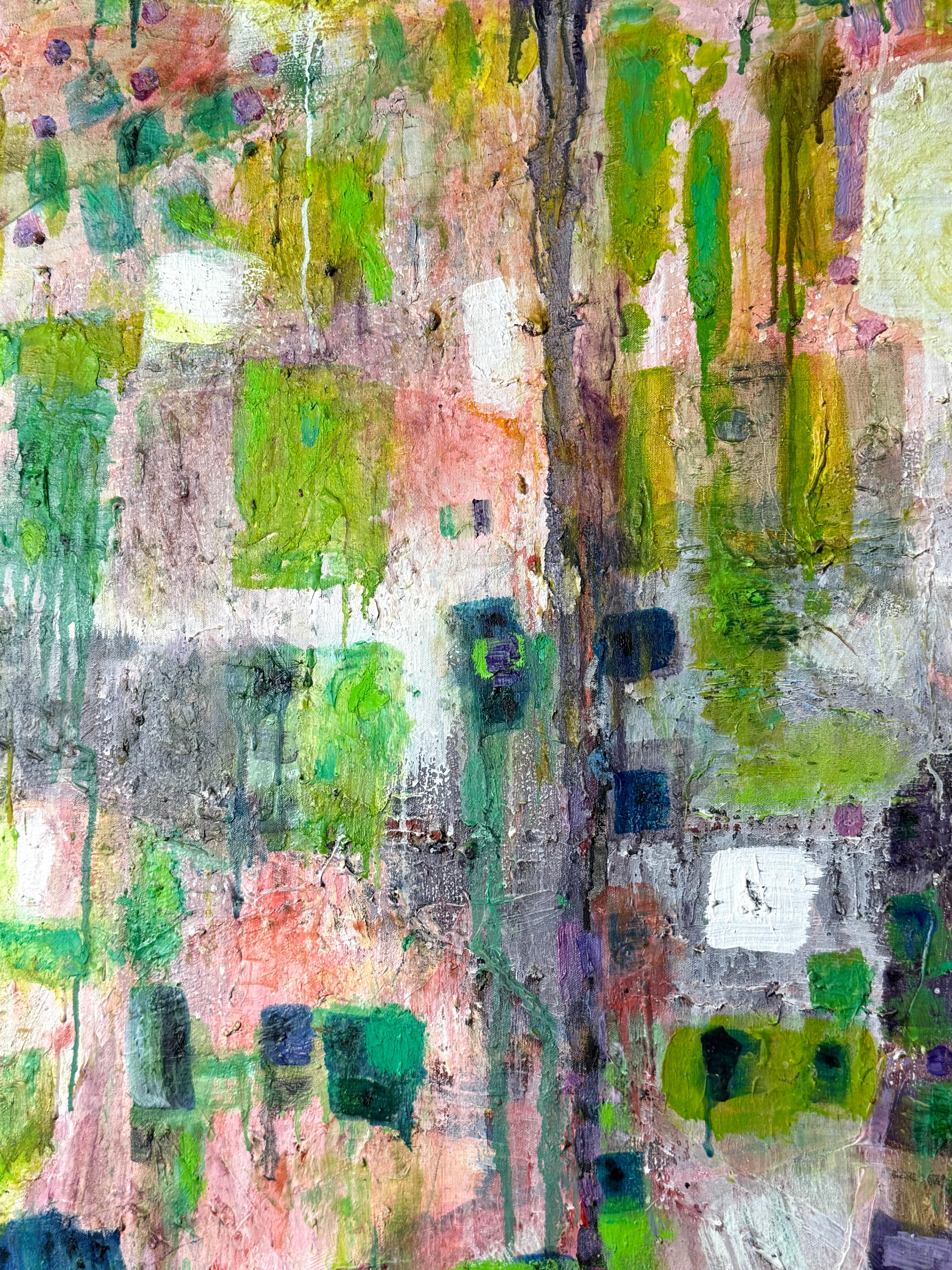 99 x 56 Monumentales Abstraktes Originalgemälde Acryl auf Leinwand von Nathan Caplan im Angebot 6