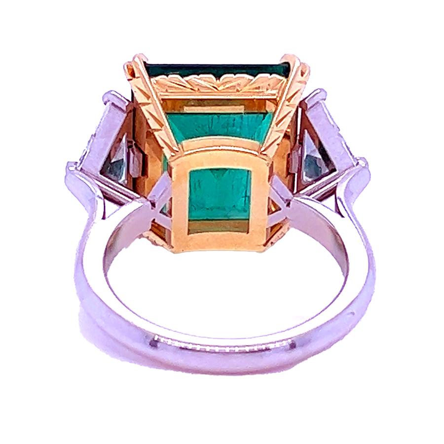 triangle emerald ring