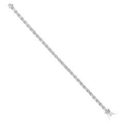 9.91Ct Emerald Cut Diamond Engagement Tennis Bracelet 14K Gold All Tariffs Paid
