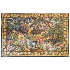 992 - Beautiful Vintage Aubusson Style Tapestry