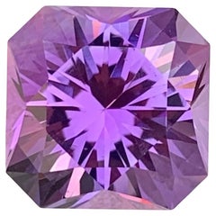 9.95 Carat Natural Loose Amethyst Square Shape Gemstone (Améthyste en vrac de forme carrée)