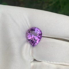 9,95 Karat Loser Amethyst Natürlicher Edelstein Birnenform