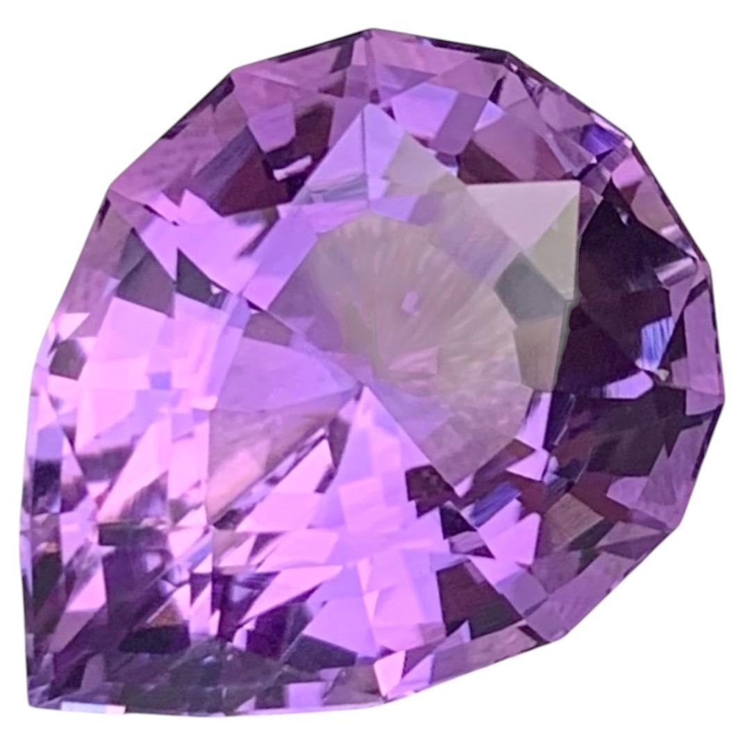 9,95 Karat Loser Amethyst Natürlicher Edelstein Birnenform im Angebot