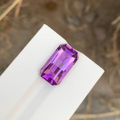 9,95 Karat Natürlicher loser Amethyst Pixelierter Schliff Edelstein für Halskette