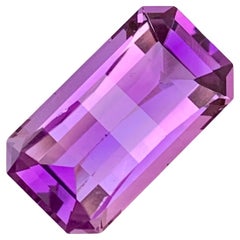 9.95 Carats Natural Loose Amethyst Pixelated Cut Gem For Necklace