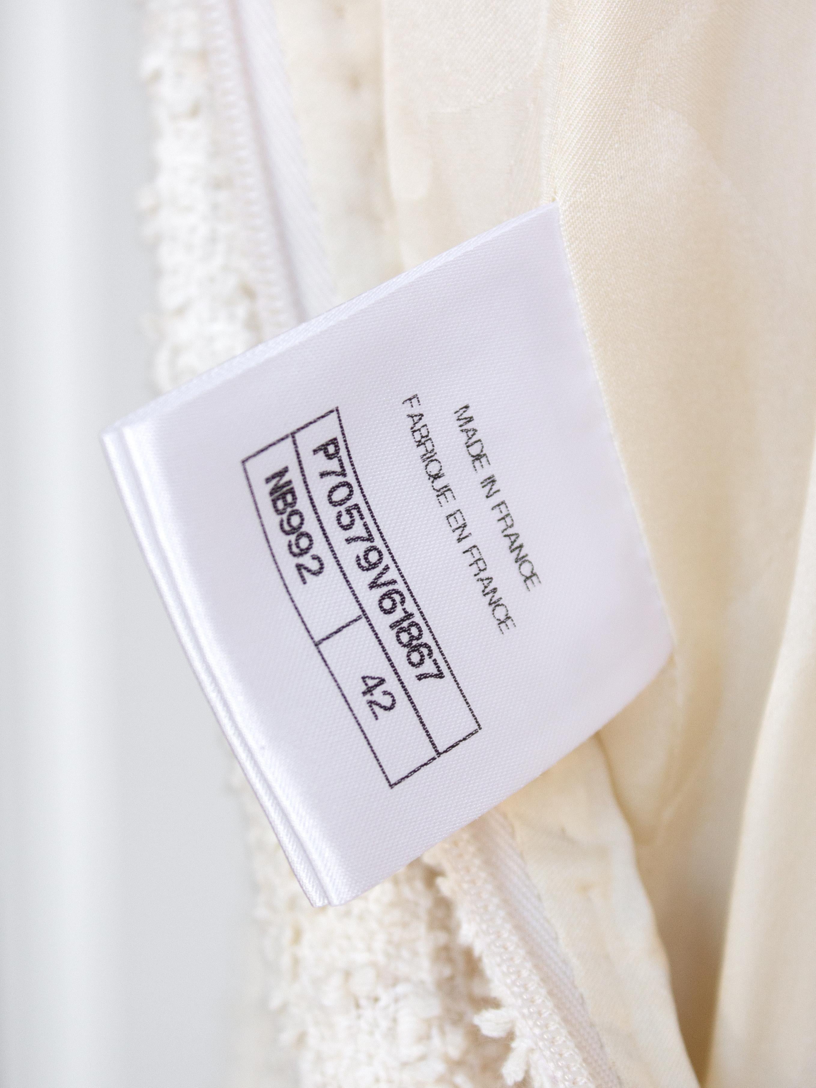 $9950 Chanel Spring/Summer 2021 White Black Tweed 21P Mini Dress 13