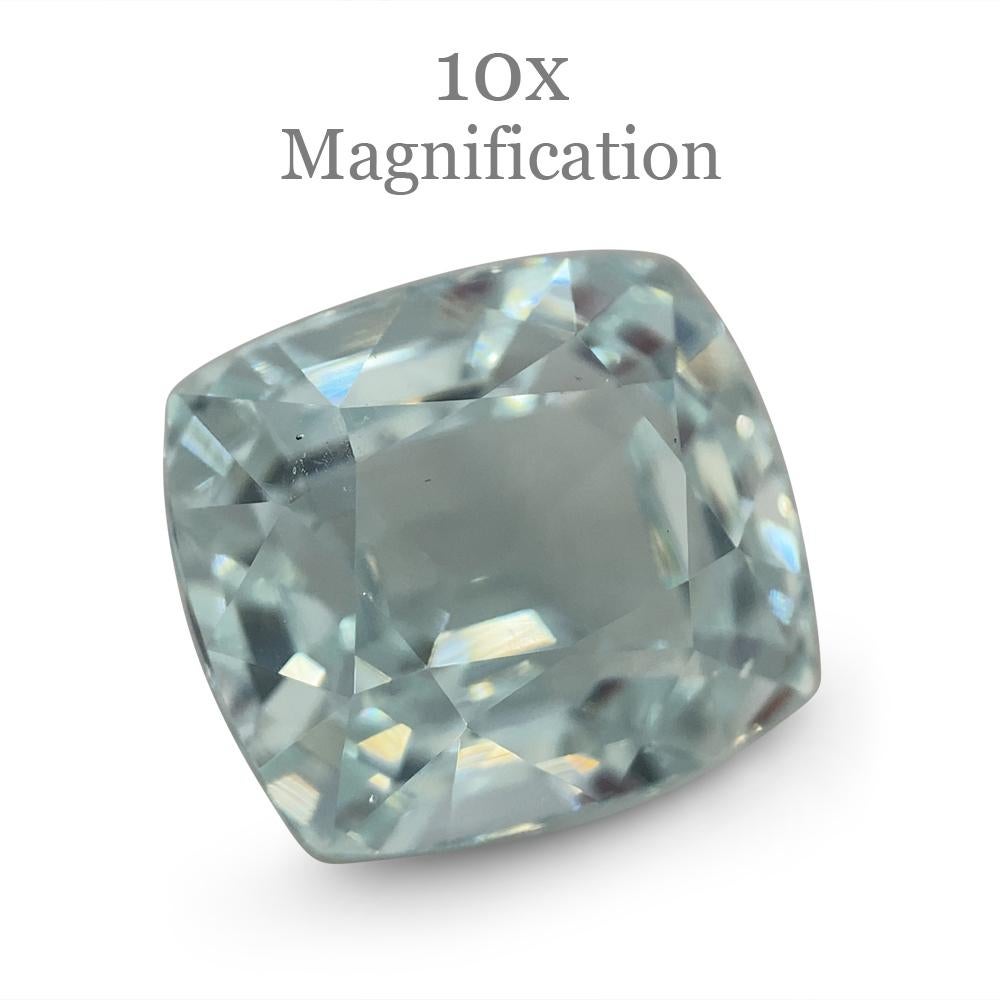 9.96ct Cushion Aquamarine For Sale 10