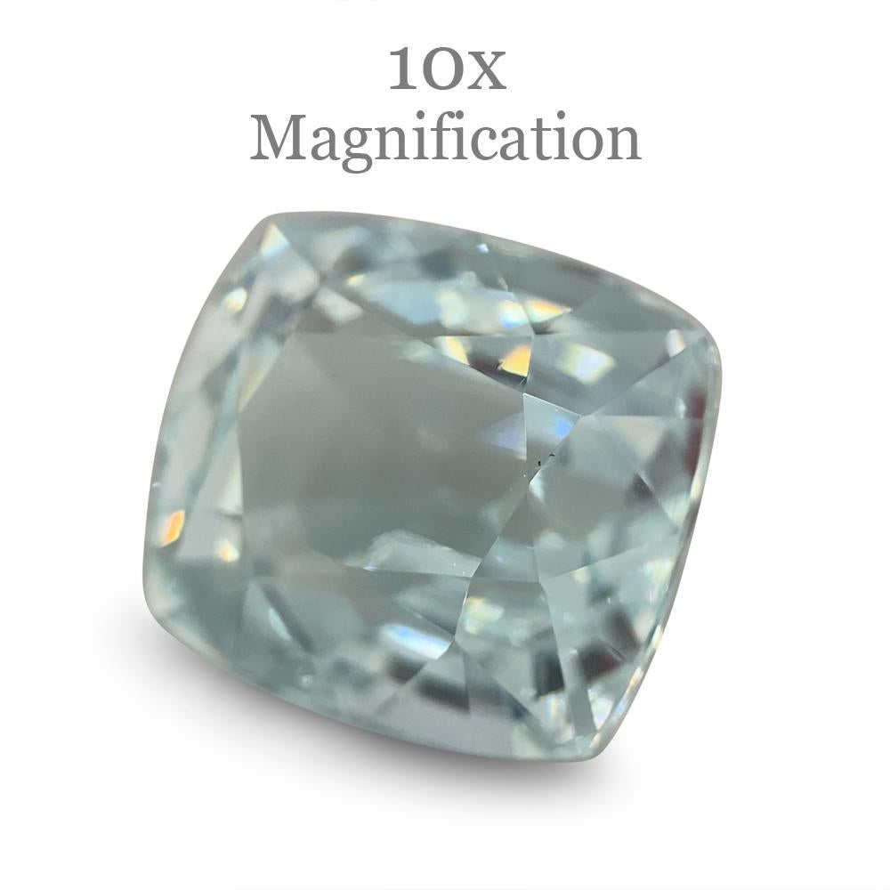 9.96ct Cushion Aquamarine In New Condition For Sale In Toronto, Ontario