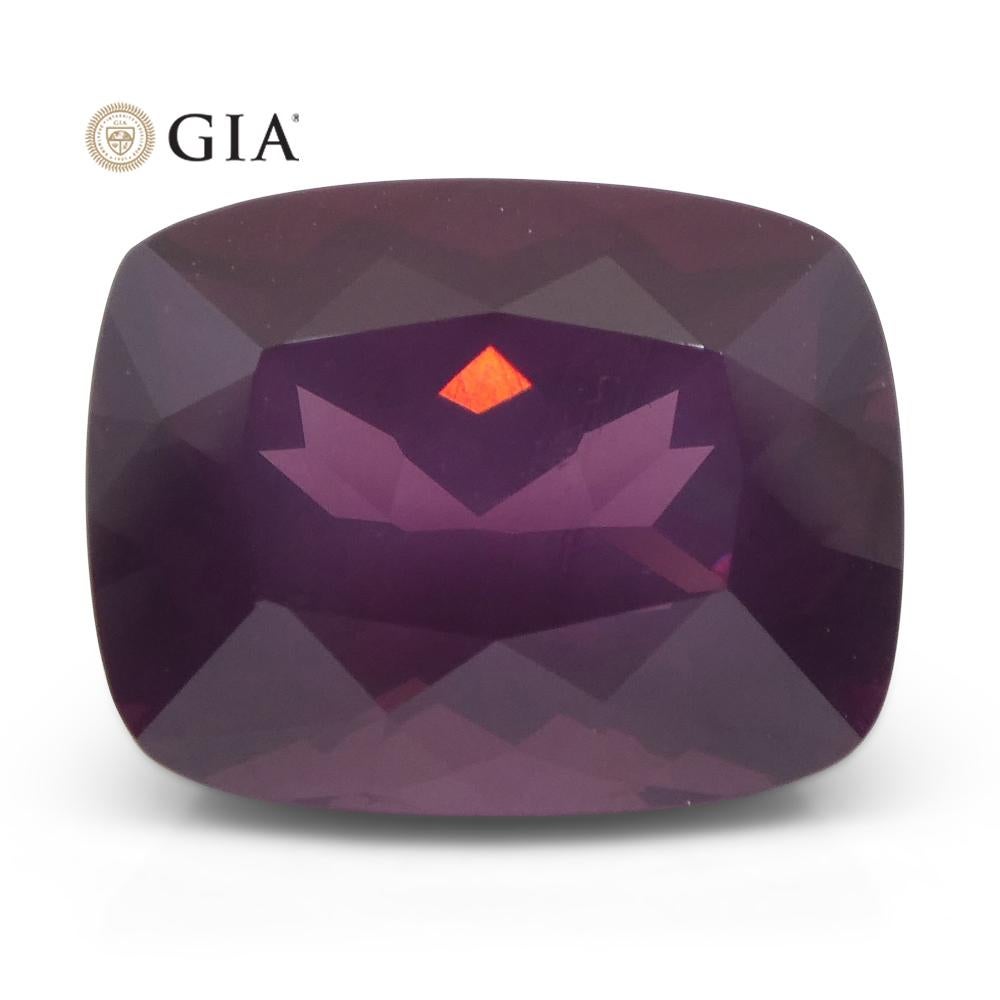 9.98ct Cushion Purple-Red Spinel GIA Certified Tanzania For Sale 6