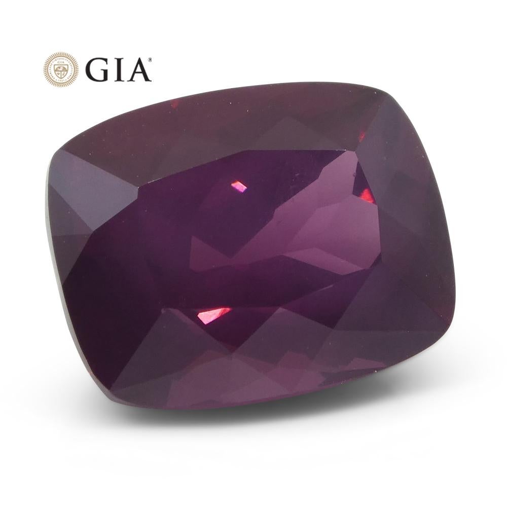 9.98ct Cushion Purple-Red Spinel GIA Certified Tanzania For Sale 7