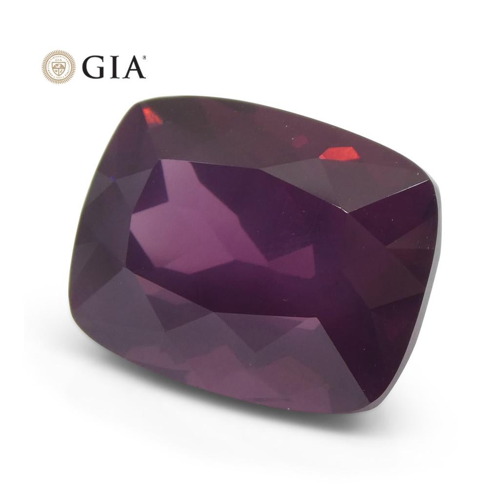 9.98ct Cushion Purple-Red Spinel GIA Certified Tanzania For Sale 8