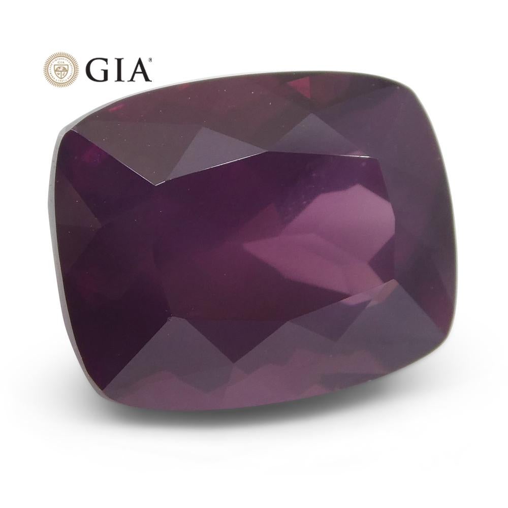 9.98ct Cushion Purple-Red Spinel GIA Certified Tanzania For Sale 10