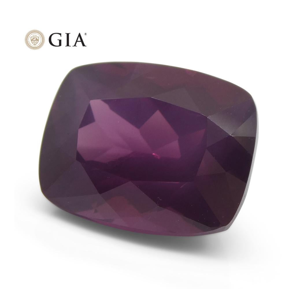9.98ct Cushion Purple-Red Spinel GIA Certified Tanzania For Sale 11