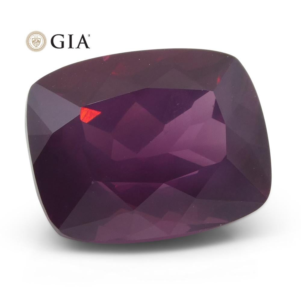 9.98ct Cushion Purple-Red Spinel GIA Certified Tanzania For Sale 1