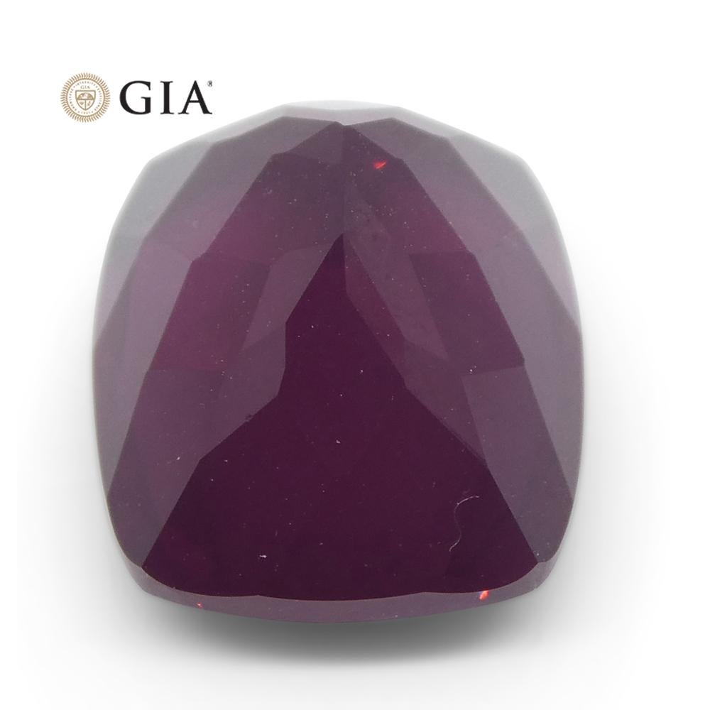 9.98ct Cushion Purple-Red Spinel GIA Certified Tanzania For Sale 3
