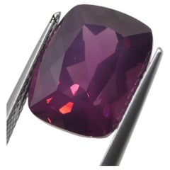 9,98 Karat lila-roter Spinell, GIA-zertifiziert Tansanien, Kissen