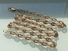 9ct 375 Gold Large Chunky Link Necklace