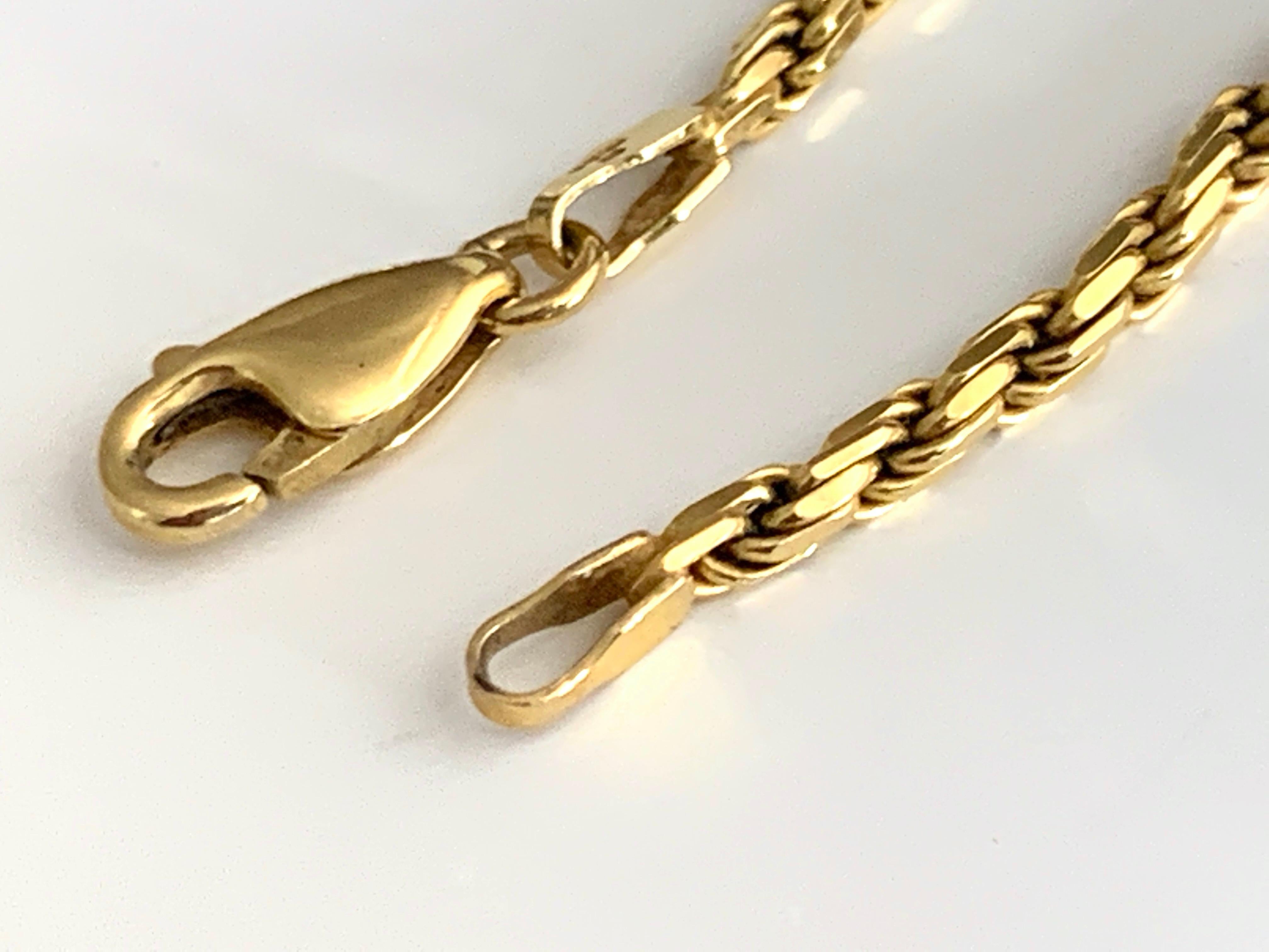 9 Karat 375 Goldkette Damen