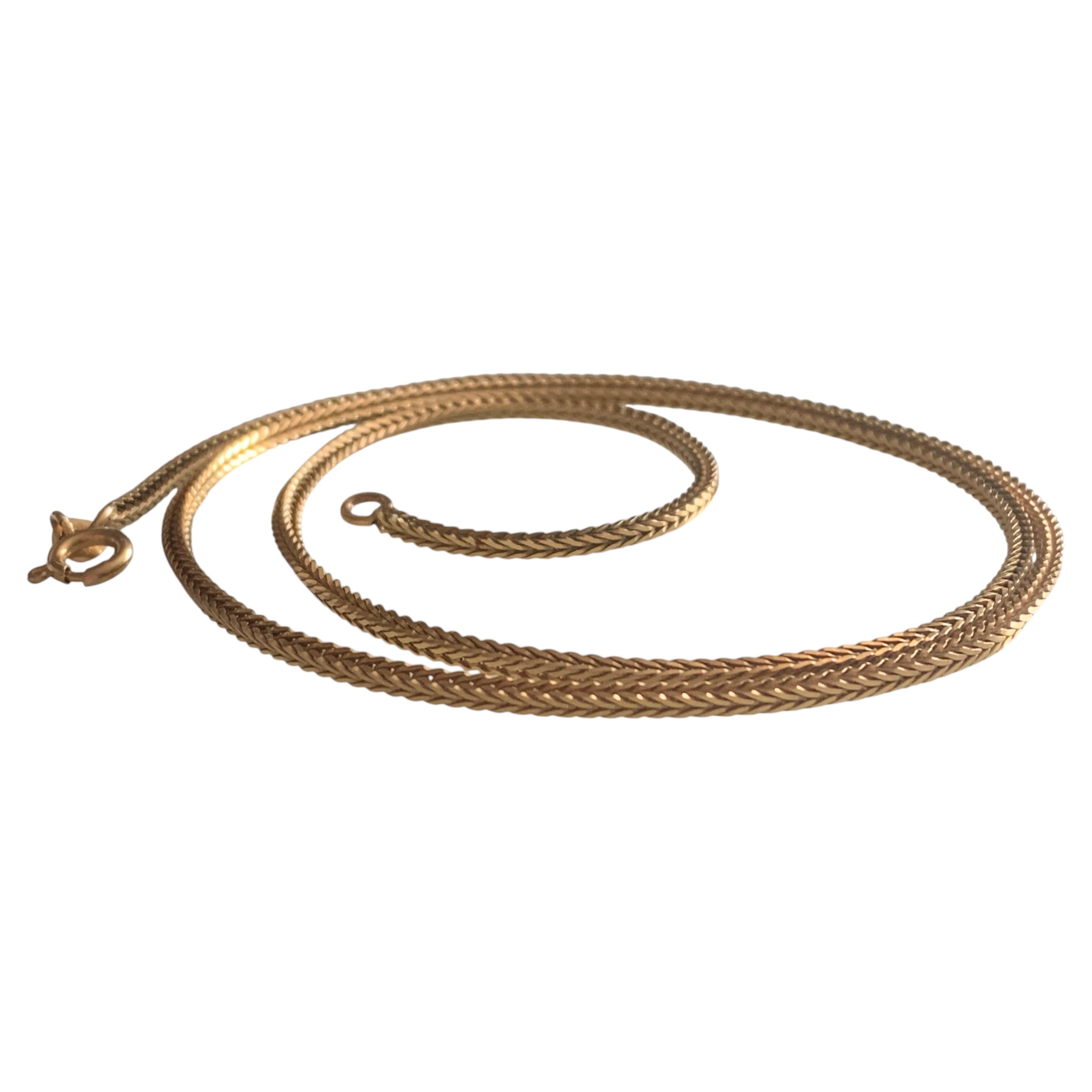 9ct 375 Gold 23.8 " Chain For Sale